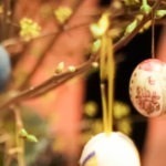 Einladung zu Ostern Ostereier Kirche