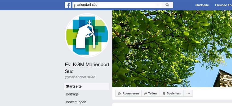 Gemeinde bei facebook