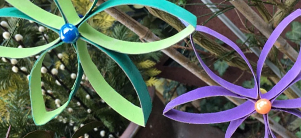 Bastelidee Kirschblüten