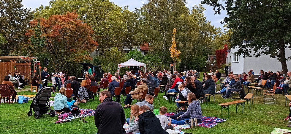 Gottesdienst im Garten