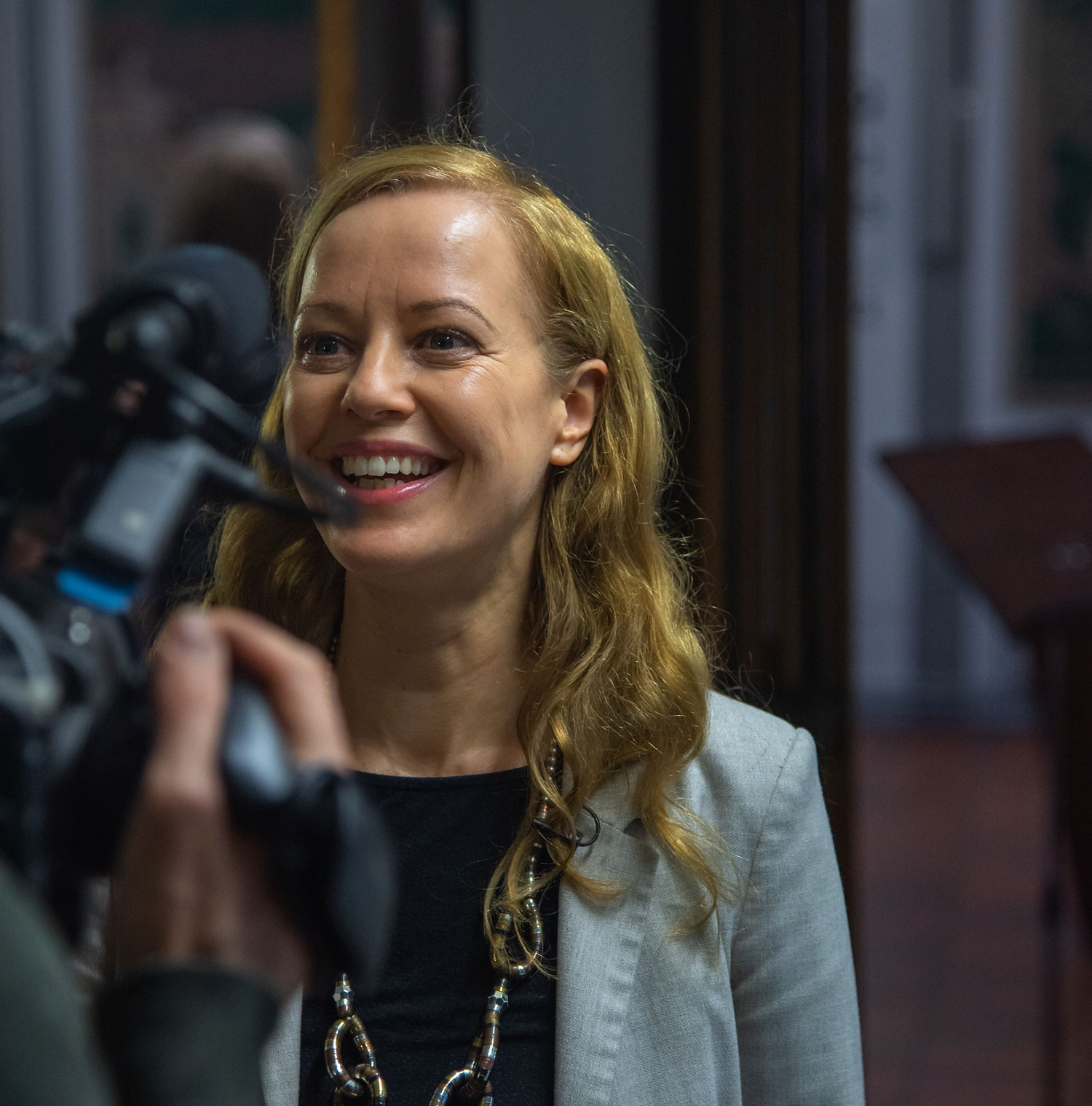 Interview RBB mit Pfarrerin Marika David